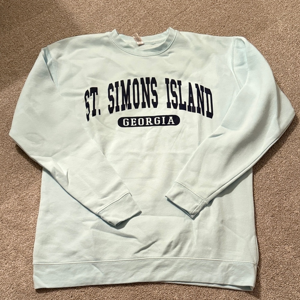 Comfort Colors Light Blue Crewneck Sweater